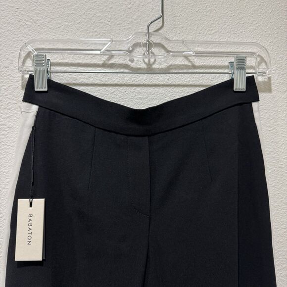 Babaton Conan Pant Terado Cropped Dress Pant W/ Side Stripe Pockets Size 2 NEW - Picture 2 of 8